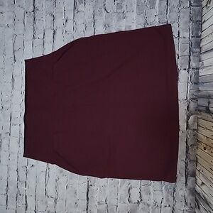 Apt.9 burgundy stretch mini skirt size small